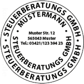 Holzstempel rund d-60 mm Muster